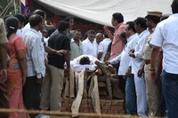 Dasari Narayana Rao Funeral at Moinabad Farm House